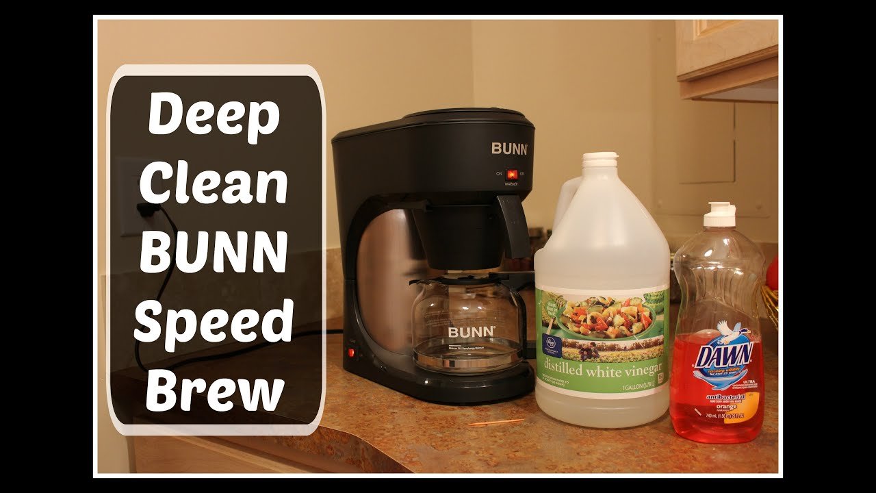 HOW TO:  Deep Clean BUNN Speed Brew coffee maker using vinegar